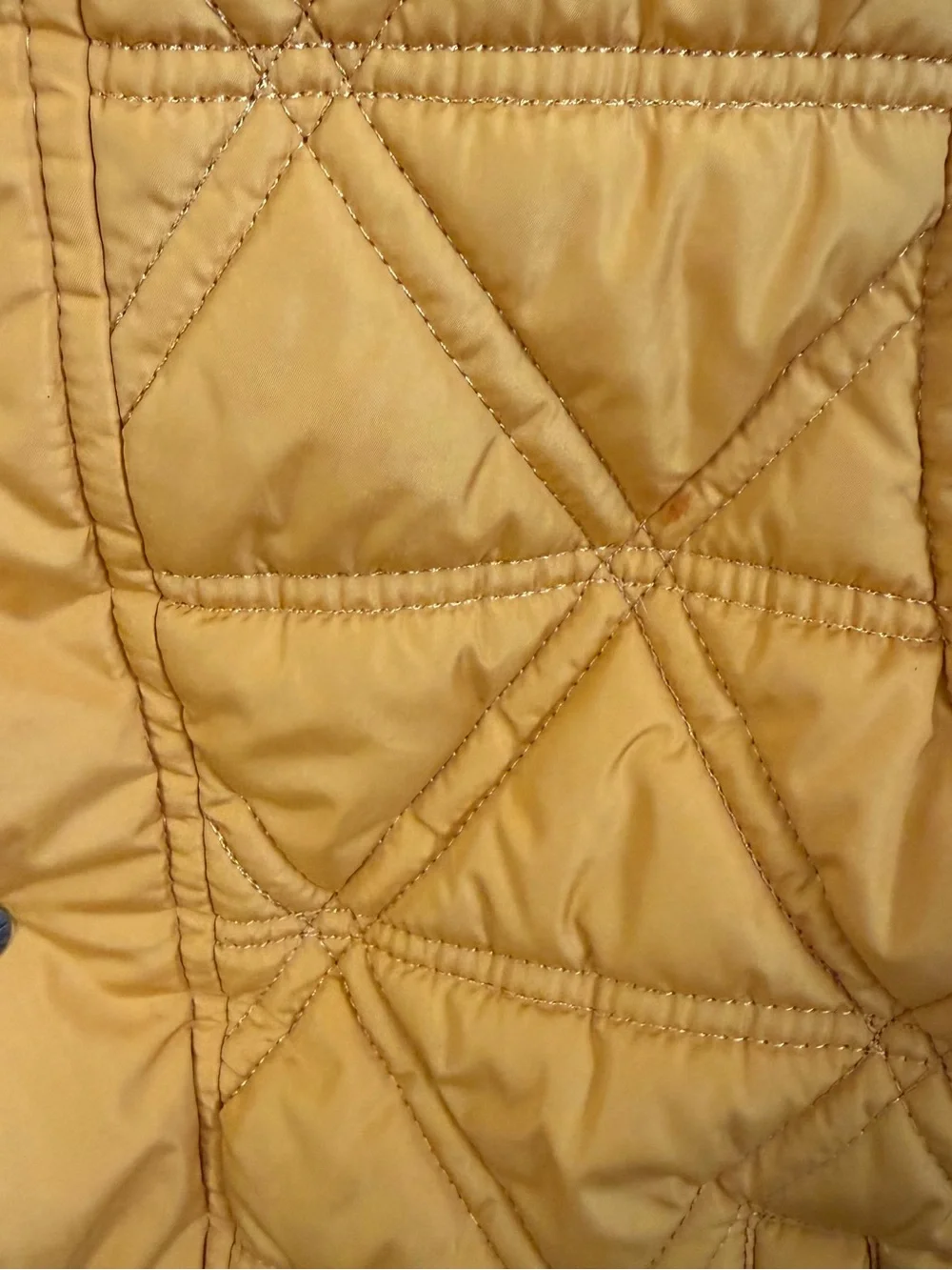 Gymboree Toddler 4T Mustard Yellow Quilted Puffer Vest Snap Front Fall